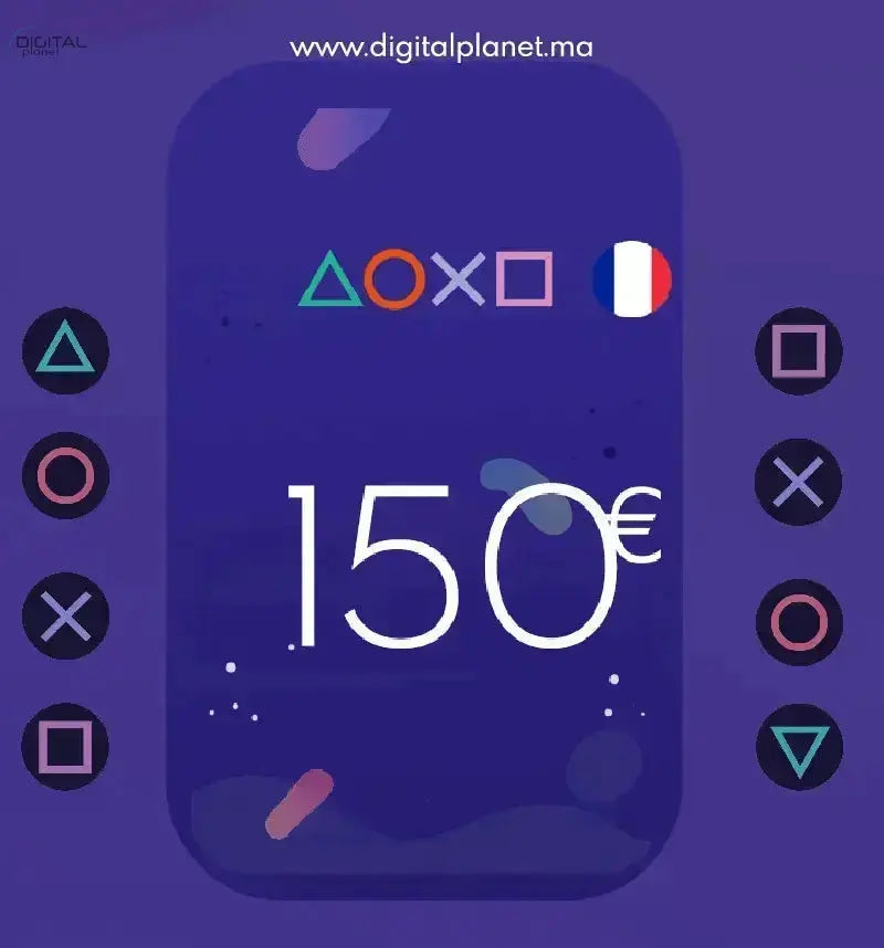 150 EURO CARTE SOLDE PSN ( COMPTE ) DIGITALPLANET