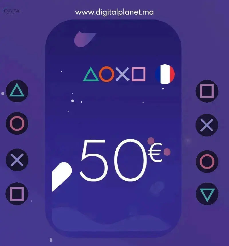 50 EURO CARTE SOLDE PSN ( COMPTE ) DIGITALPLANET