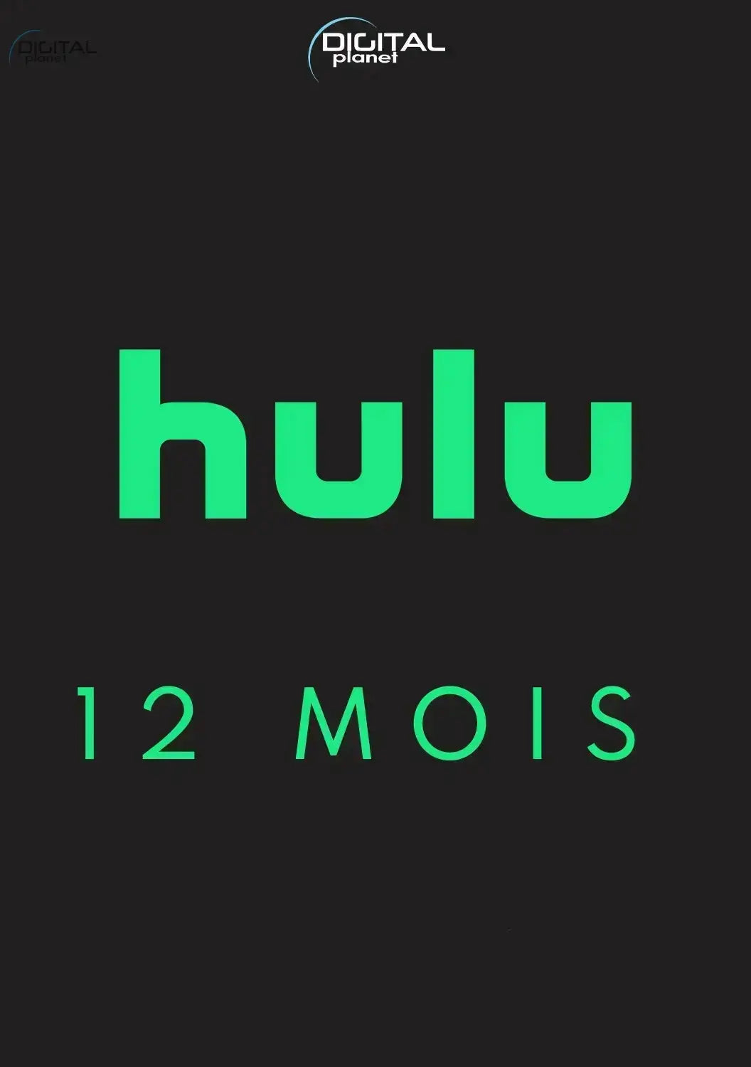 ABONNEMENT HULU MAROC DE 365 JOURS - 12 MOIS DIGITALPLANET