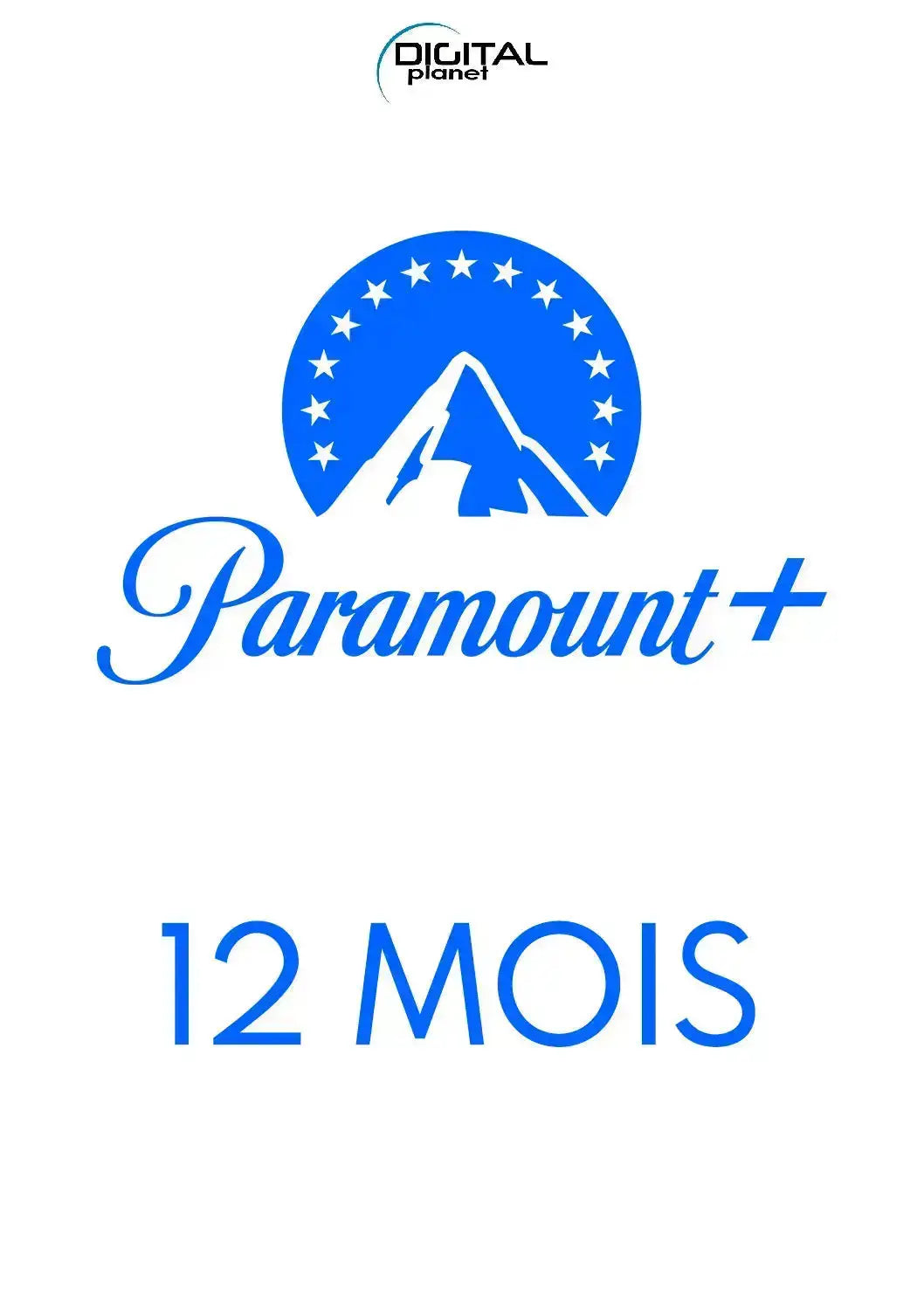 ABONNEMENT PARAMOUNT PLUS DE 365 JOURS - 12 MOIS DIGITALPLANET